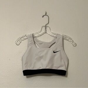 White Nike Sports Bra